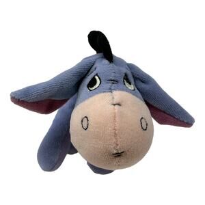 The First Years Winnie the Pooh Eeyore Play Pals Plush Rattle Baby Toy 5" Disney